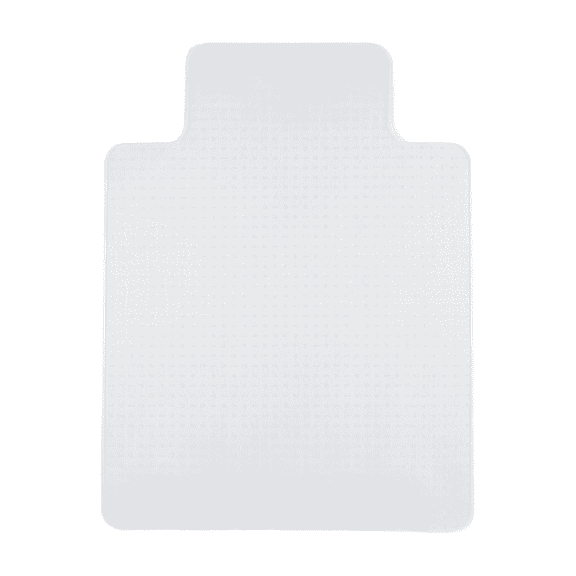RLESO Office Chair Mat, Clear Floor Mats with Lip, Flat-Pile Carpets, Extended Under-Desk Coverage, 36" X 48 Inch, Smooth Glide, Smooth Office Chair Mat