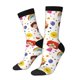 thumbnail image 1 of Balery Childrens Party Calcetas Largas con Estampado para Hombre y Mujer – Suaves y Transpirables, Talla Única (US 5-11), 1 of 6