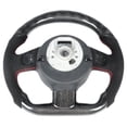 thumbnail image 3 of LED Steering Wheel, Racing Steering Wheel Stable Grip Red Stitching  for  42  TTS TTRS 8J, 3 of 7