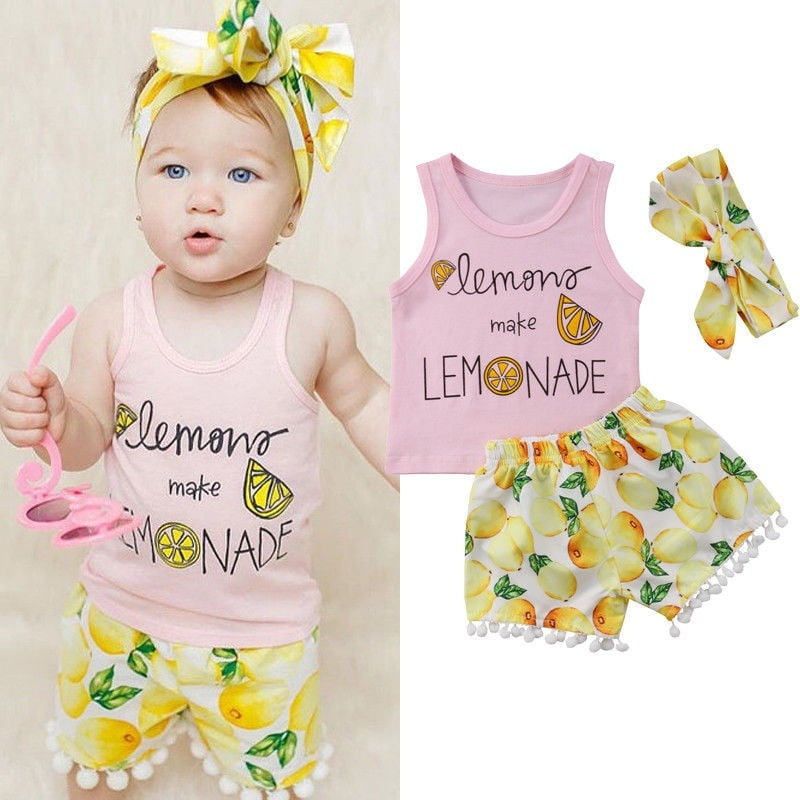 lemon baby girl outfits