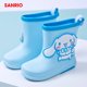 thumbnail image 1 of Zapatos impermeables Kawaii Sanrio Kuromi Hello Kitty, Botas de lluvia antideslizantes y gruesas resistentes al desgaste para exteriores, 1 of 4