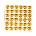 thumbnail image 1 of Bearachild 10 hojas de pegatinas de joya, calcomanías acrílicas de cuenta, Material tridimensional, pegatina para uñas, nevera, color mezclado Artesanía amarillo dorado Bearachild HA062096-05B, 1 of 6
