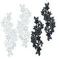 thumbnail image 4 of Par De Apliques De Encaje Floral Bordado Zulema Apliques De Encaje Floral 25x6 cm, 4 of 8