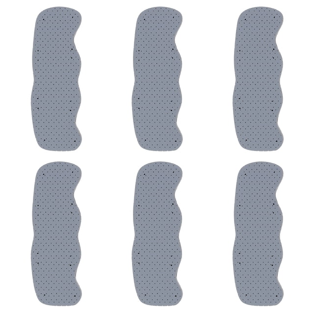6pcs Las bandas de sudor de sombrero duro profesional se ajustan las revestimientos de la banda de sudor (gris claro)