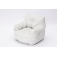 thumbnail image 3 of KOSSMAI Bean Bag Upholstered Tufted Linen Chair with Memory Foam for Living Room, Bed Room, Study Room, 3 of 5