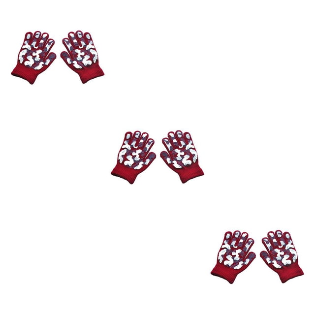 Guantes de invierno para niños Qarigey con patrón de camuflaje