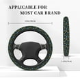 thumbnail image 3 of Uemuo Dinosaur Printed Car Elastic Steering Wheel Cover - Universal Car Accessory for Diverse Cars Anti-Slip, and Comfortable- 15", 3 of 8