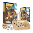 thumbnail image 1 of Minerals Digging Set Toy Rocks and Fossils DIY Kit with 15 Gemestones Geology Stones Gift for Children, 1 of 8
