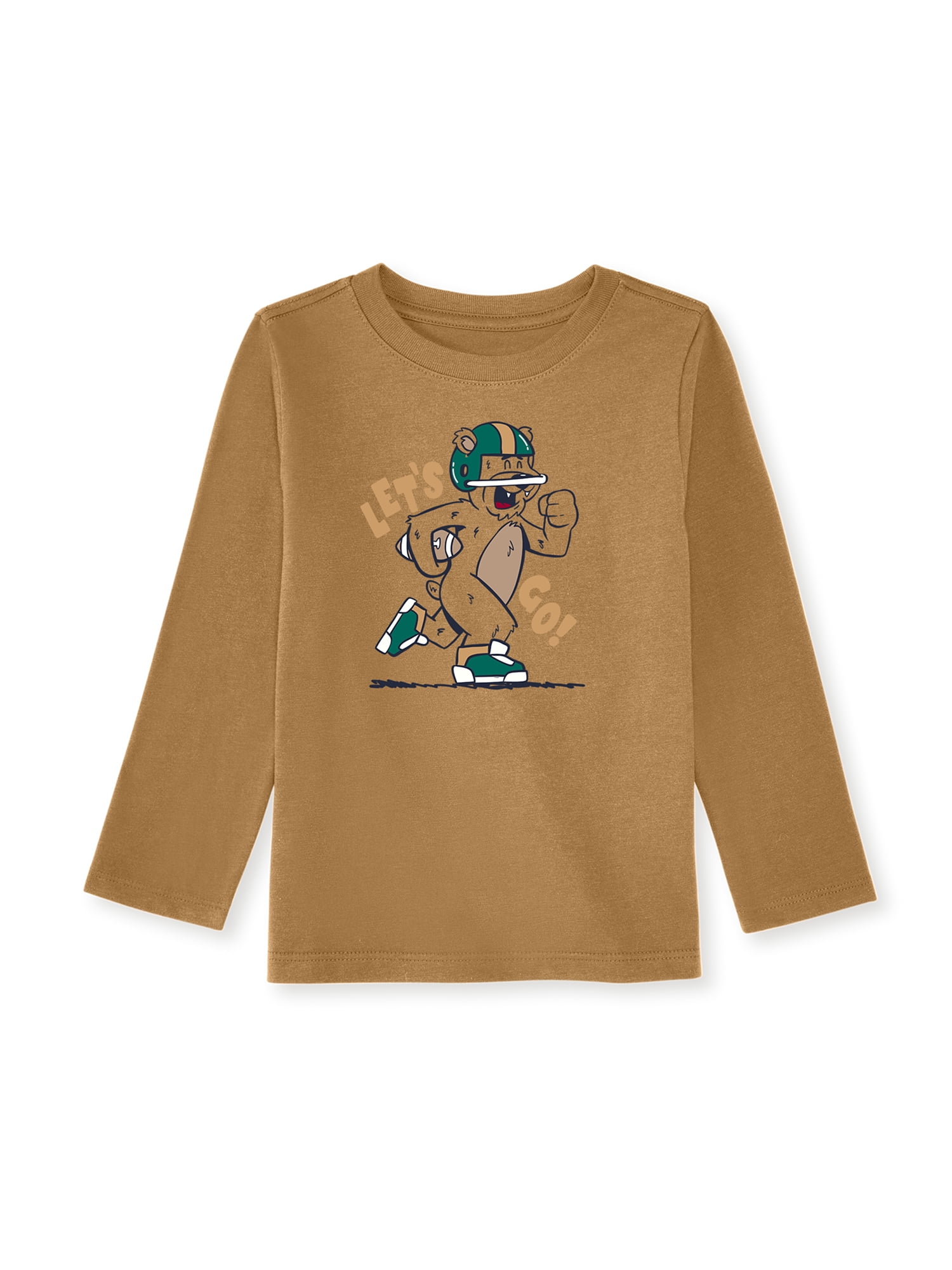 Garanimals Baby & Toddler Boys Long Sleeve Shirts, Single & 3-Pack, Sizes 0-6T