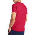 thumbnail image 2 of Hanes Mens X-Temp Crewneck Short-Sleeve T-Shirt 2-Pack, 2XL, Deep Red, 2 of 5