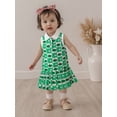 thumbnail image 5 of BemeyourBBs Baby Girl Golf Dress Summer Sleeveless Lapel Collar Pleated Hem Dress, 5 of 9