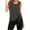 Tank Tops for Women Plus Size-Dark Gray, variant on Homenesgenics Tank Tops for Women Plus Size Casual Fashion Women Round-Neck Ladies Solid SlimTank Tops Gray L