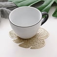 thumbnail image 4 of Linnome Placemat and Coaster Set Monstera Leaf Design Heat Resistant Table Protection for Dining Table Home Decor, 4 of 6