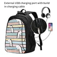 thumbnail image 2 of Daiia Cartoon Dinosaurs Pattern USB Charging Backpack for Men and Women, Anti-Theft Backpack,Travel Backpack,School Backpack,College Backpack,Laptop Backpack, 2 of 7