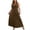 Brown, variant on Plus Size Dresses for Women Flowy A-Line Maxi Dress Scoop Neck Sleeveless Womens Dresses Casual Solid Tank Dress Summer Dresses for Women 2026