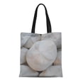 thumbnail image 1 of SIDONKU Canvas Tote Bag Ocean Sand Dollar Beach Nautical Reusable Handbag Shoulder Grocery Shopping Bags, 1 of 1