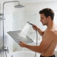 thumbnail image 5 of Bath Mats Non- Shower Mats 12x12 Inch Extra Soft Bathroom Mat Water Absorbent Fatigue Bath Anti- Mat 6 Colors 1PC, 5 of 6