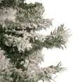 thumbnail image 2 of Northlight 3' Unlit Artificial Christmas Tree Medium Heavily Flocked Pine, 2 of 5