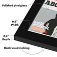 thumbnail image 5 of Americanflat 11x22 Picture Frame with Polished Plexiglass Newspaper Display Assorted Media Articles - Black, 5 of 7