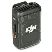 DJI Mic 2 Transmitter (Shadow Black), Wireless Microphone, 14-Hour Internal Recording, Magnetic Attachment, Bluetooth Microphone, 128GB Memory, Editing Software (YouTube, Vlogs)(Bulk Packaging)