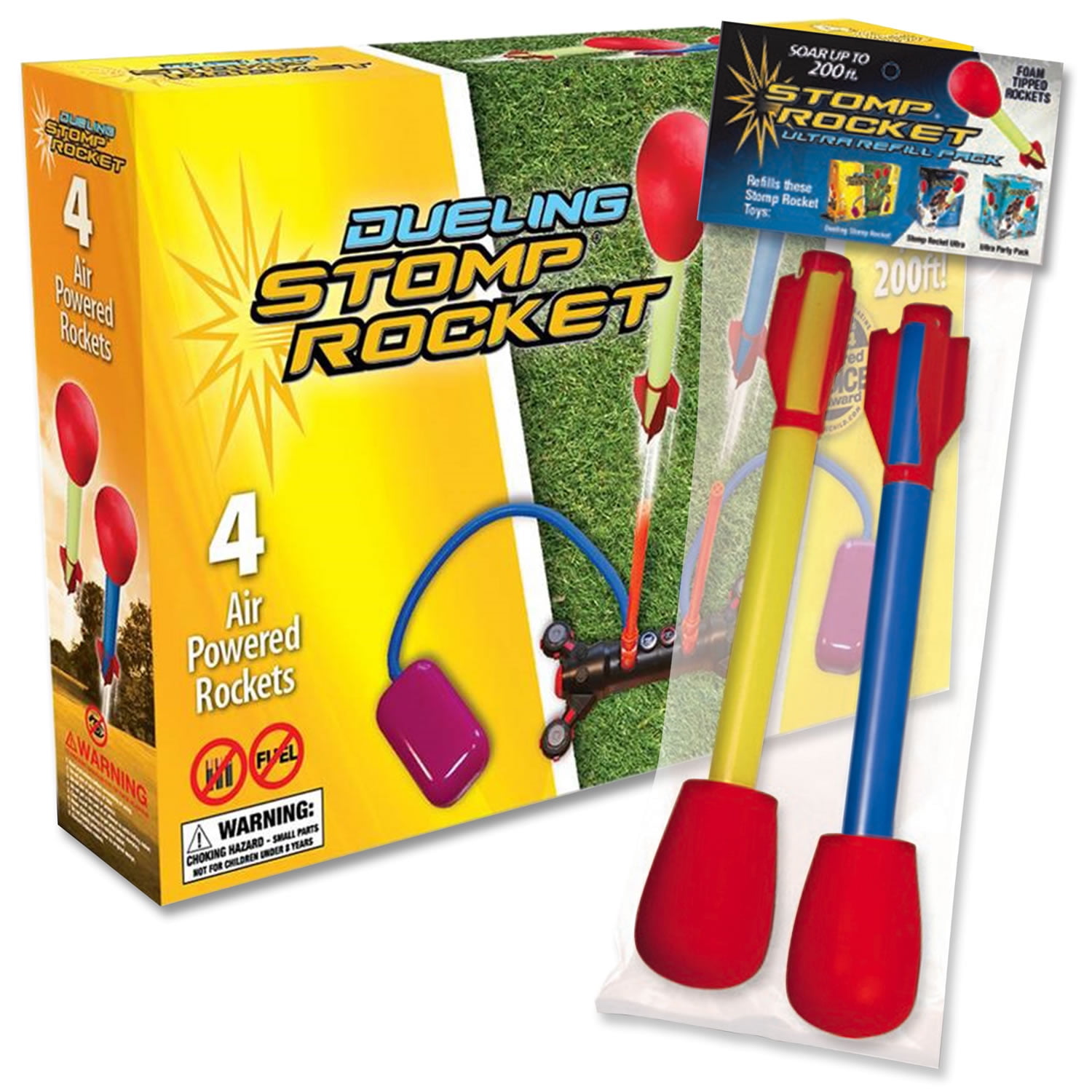 4 Pieces for sale online Stomp Rocket 20888 Dueling Rockets 