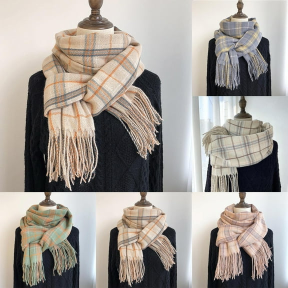 Women's Oversized Winter Scarf Soft Warm Blanket Wrap Shawl for Cold Weather