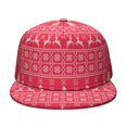 thumbnail image 2 of Custom Christmas Printed Flat Baseball Cap – Adjustable Snapback Hat with Flat Bill, Breathable and Durable, Personalized Design for Sports, Travel & Daily Wear, 2 of 6