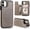 Gray, variant on for iPhone 12 Pro/iPhone 12 Wallet Case with Card Holder,Mandala Emboss PU Leather with Kickstand Credit Card Slots Clasp Slim Flip Cover for iPhone 12/12 Pro 6.1 Inch (Gray)