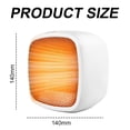 thumbnail image 2 of Portable Space Heater,Ceramic Electric Heater, Compact Small Warmer - white, 2 of 6
