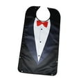 thumbnail image 2 of Babero para adultos, unisex, poliéster, impermeable, creativo, reutilizable, ajustable, cierre a presión, lavable, protector de ropa, patrón de traje Estilo E Fernando Baberos para adultos, 2 of 8