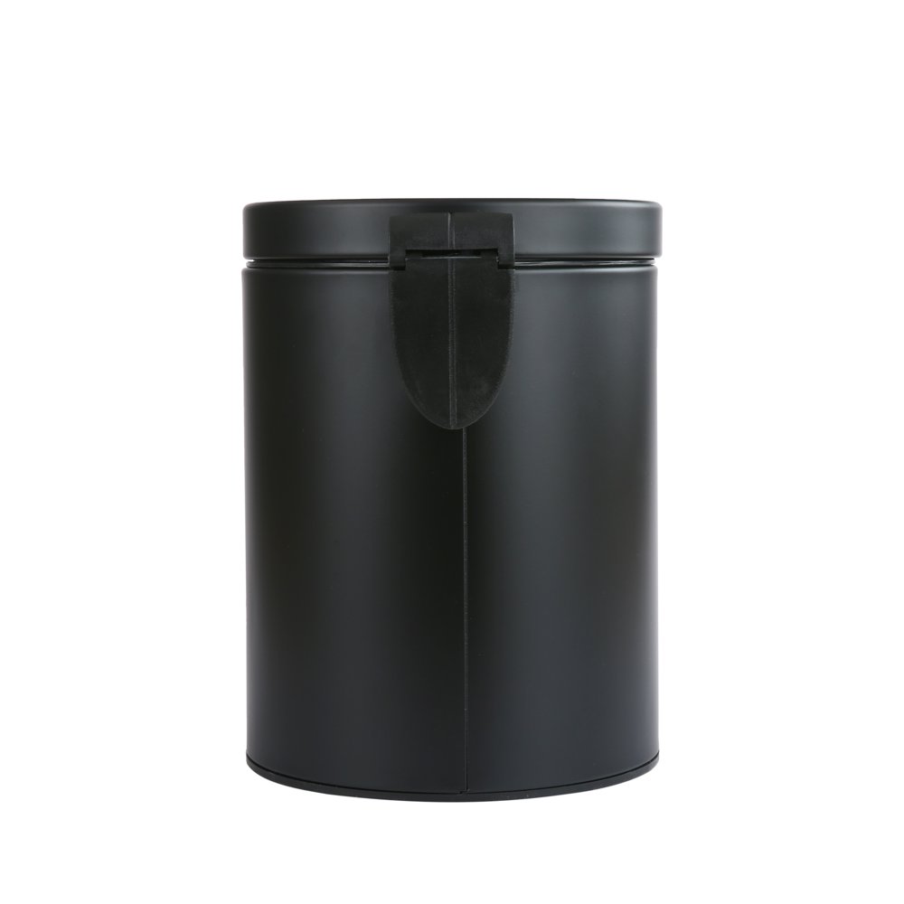 Better Homes & Gardens 1.3 gal Black Stainless Steel Bathroom Garbage