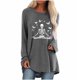 thumbnail image 1 of Camisas Para Mujer Camisetas de Gran Tamaño Manga Larga Cosplay Estampado Casual Cuello Redondo Camiseta Suelta Tops Blusa Camisas Odeerbi ODB134657, 1 of 4