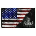 thumbnail image 1 of Cayyon EOD Master Stars&stripes Black Flag 3x5Feet Military Banner with 2 Brass Grommets, 1 of 4