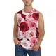thumbnail image 1 of Fotbe Rose Men's Camiseta sin Mangas Estampada para Hombres, Playera Casual para Gimnasio, Entrenamiento, Playa-XX-Large, 1 of 7