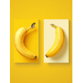 thumbnail image 1 of Qisvanset Toile Murale Banane Jaune 15,75 X 11,81 Pouces, 1 of 8