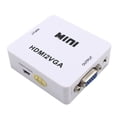 thumbnail image 1 of Adaptador HD a VGA Convertidor de video de entrada 1080P Adaptador de audio de video de computadora a TV con alimentación USB Speravity DZ7635-00, 1 of 2