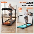 thumbnail image 3 of OBENSKY Walking Treadmill for Seniors, Treadmills for Home with Extended Handrails & Pulse Sensors, 2.5HP Quiet Motor, 300 LBS Capacity, Manual Incline, Allows Reverse Walking for Rehab, 3 of 10