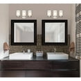 thumbnail image 5 of Westinghouse Lighting 6126500 Sylvestre Three Light Wall Fixture with Clear Seeded Glass, Walnut, 5 of 5