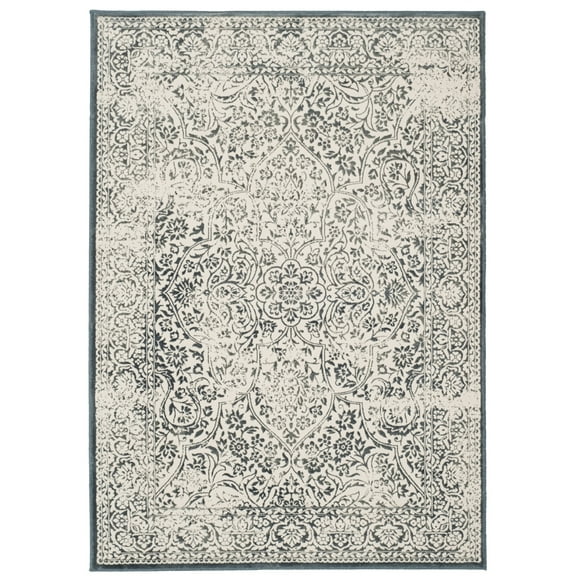 SAFAVIEH Noble Collection NBL612-7288 Blue / Ivory Rug