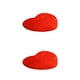 thumbnail image 3 of Injueey Alfombra de chenilla de microfibra con forma de corazón de Hi.FANCY Rojo 40x50cm 2piezas Injueey CBP060502, 3 of 5