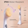 thumbnail image 5 of Perry Ellis 3-in-1 Beauty Brush with Silicone Face Cleanser, Makeup Applicator, and Metallic Eye-Massaging Plate, IPX6 Water-Resistant Electric Skincare Accessory with 3 Vibrating Modes and Stand, 5 of 9