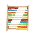 thumbnail image 1 of Ábaco de madera para niños, juguete para contar, marco educativo de números de conteo de madera de 10 filas para niños en edad preescolar, 1 of 9