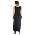 thumbnail image 3 of Plus Size Sleeveless Pocket A Line Maxi Dress, 3 of 7