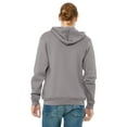 thumbnail image 3 of Bella + Canvas Unisex Poly-Cotton Fleece Full-Zip Hoodie - 3739, 3 of 4