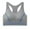 Gray, variant on CFLVAEK Racerback Sports Bras for Women Racerback High Support Wireless Workout Bra Comfort Seamless Beauty Back Sports Bralette M