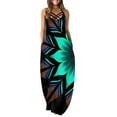 thumbnail image 1 of Maxi vestidos de mujer verano casual cuello en V sin mangas vacaciones playa bolsillos vestido largo Fridja  hjkh6702, 1 of 5