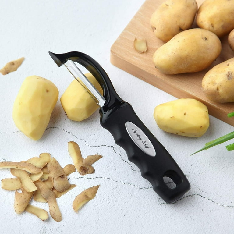 Spring Chef Premium Swivel Vegetable Peeler with Blade Cover