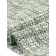 thumbnail image 5 of Vestido de trabajo midi ajustado de mujer con cuello cuadrado y mangas 3/4, a cuadros, XL, verde, 5 of 6
