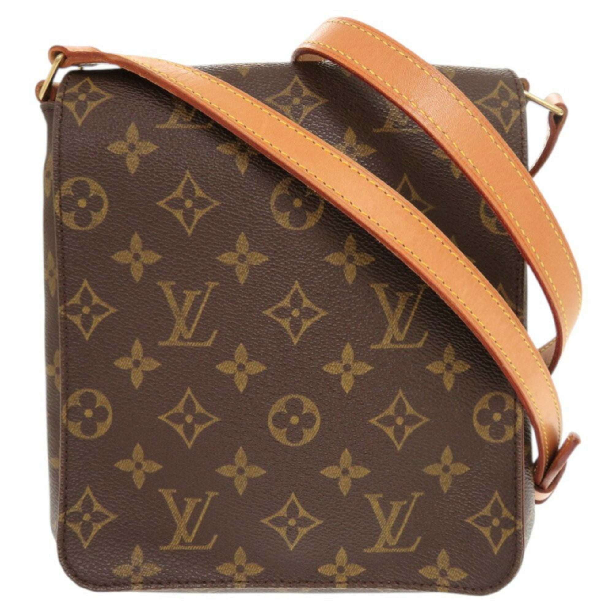 Pre-Owned Louis Vuitton Pochette Cancun Monogram M60018 Brown 