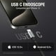 thumbnail image 3 of Cámara endoscópica Teslong USB-C para inspección de boroscopios, 10 m, 3 of 9
